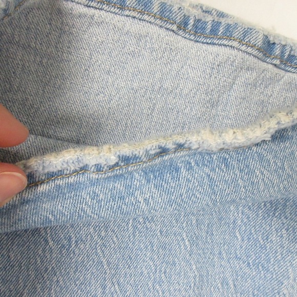 Levi's 70s High Flare Jeans Women 27 Blue Denim Cotton Distressed Vtg Retro 748 - Picture 4 of 15